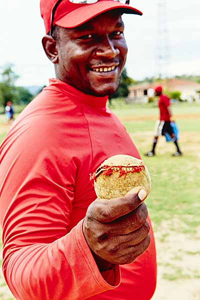 Man with ball