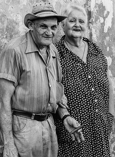 Elderly couple