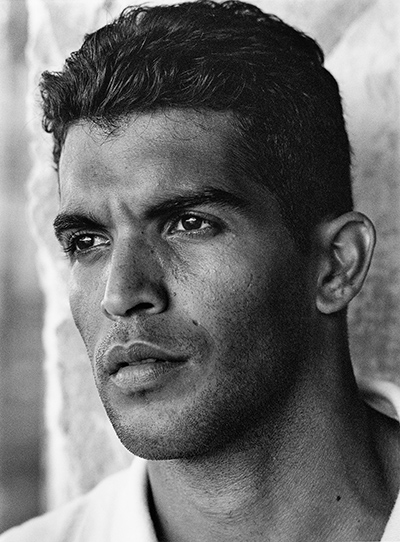 Handsome man close-up