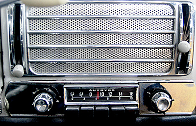 Old car radio