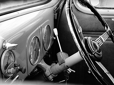 Steering wheel and dash